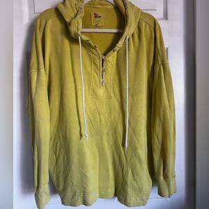 aerie chartreuse hoodie pullover small oversize sweatshirt womesn girls